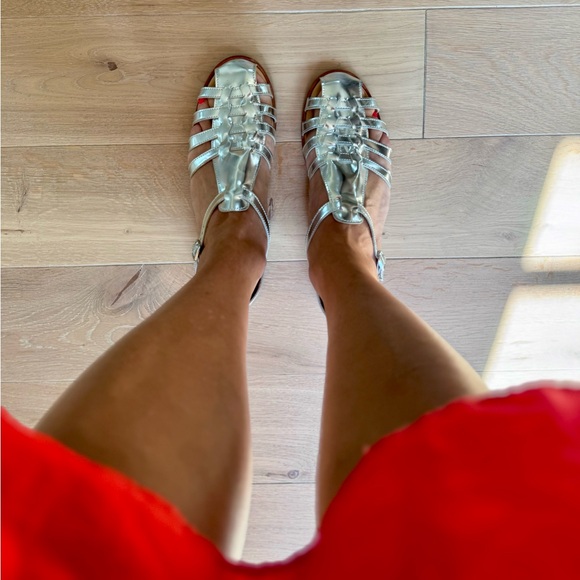 Boule de neige patent leather gladiator sandals - Picture 7 of 11